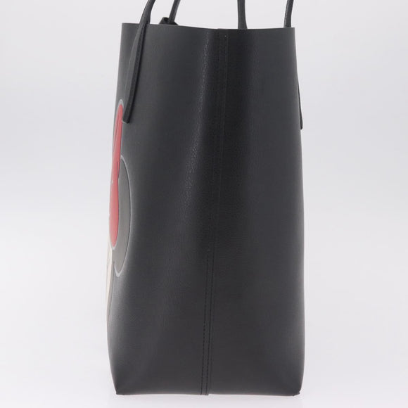 kate spade x Disney Minnie Mouse Tote Bag Leather Black Auth 212406M