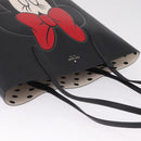 kate spade x Disney Minnie Mouse Tote Bag Leather Black Auth 212406M-6