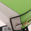 kate spade x Disney Tinkerbell Shoulder Bag Leather Green Gold Auth 212407M-13