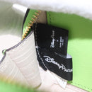kate spade x Disney Tinkerbell Shoulder Bag Leather Green Gold Auth 212407M-23