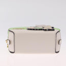 kate spade x Disney Tinkerbell Shoulder Bag Leather Green Gold Auth 212407M-9