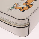 kate spade x Disney Shoulder Bag Leather 2way Beige Gold Auth 212408M-14