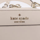 kate spade x Disney Shoulder Bag Leather 2way Beige Gold Auth 212408M-18
