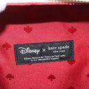 kate spade x Disney Shoulder Bag Leather 2way Beige Gold Auth 212408M-21