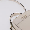 kate spade x Disney Shoulder Bag Leather 2way Beige Gold Auth 212408M-8