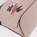 kate spade x Disney Minnie Mouse Shoulder Bag Leather Pink Gold Auth 212409A-12