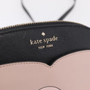kate spade x Disney Minnie Mouse Shoulder Bag Leather Pink Gold Auth 212409A-16