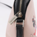kate spade x Disney Minnie Mouse Shoulder Bag Leather Pink Gold Auth 212409A-17