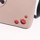 kate spade x Disney Minnie Mouse Shoulder Bag Leather Pink Gold Auth 212409A-19