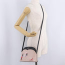 kate spade x Disney Minnie Mouse Shoulder Bag Leather Pink Gold Auth 212409A-28