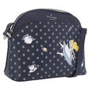 kate spade x Disney Alice in Wonderland Bag Leather Navy Silver Auth 212411M-1