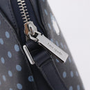 kate spade x Disney Alice in Wonderland Bag Leather Navy Silver Auth 212411M-16