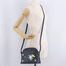 kate spade x Disney Alice in Wonderland Bag Leather Navy Silver Auth 212411M-26