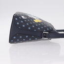 kate spade x Disney Alice in Wonderland Bag Leather Navy Silver Auth 212411M-4