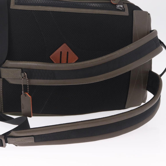 Coach x Michael B. Jordan × NARUTO Backpack Leather Khaki Auth 212412M