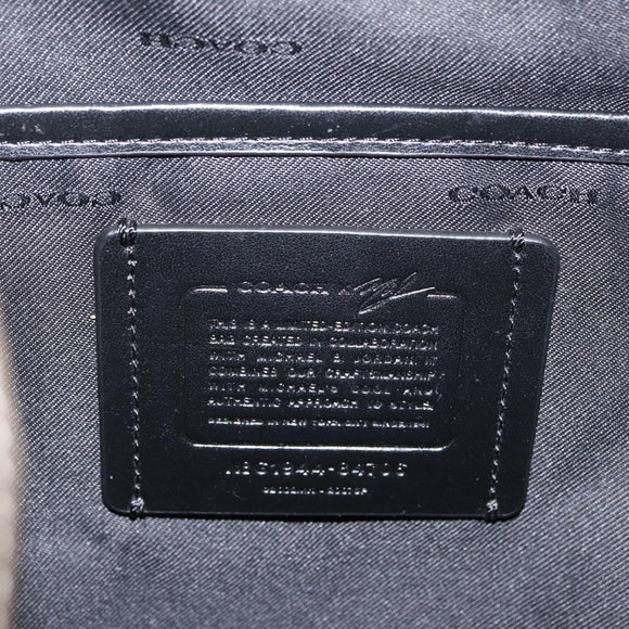 Coach x Michael B. Jordan × NARUTO Backpack Leather Khaki Auth 212412M