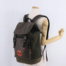 Coach x Michael B. Jordan × NARUTO Backpack Leather Khaki Auth 212412M-33