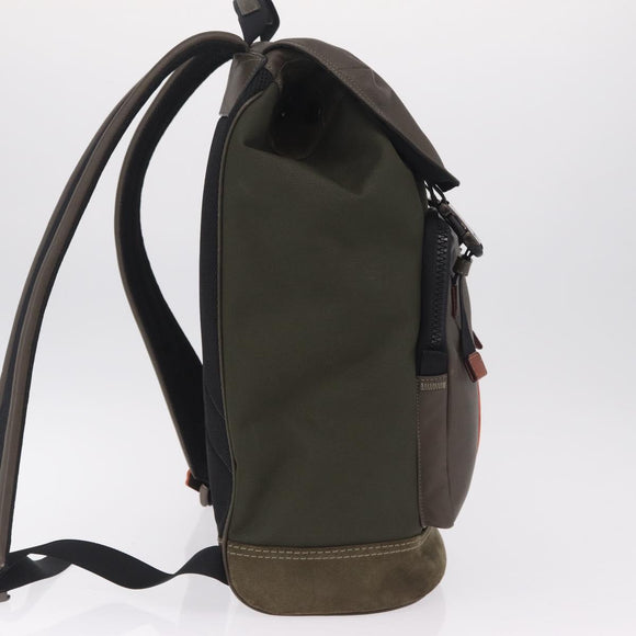 Coach x Michael B. Jordan × NARUTO Backpack Leather Khaki Auth 212412M