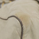 Miu Miu Hand Bag Leather 2way Beige Gold Auth 212414A-17