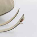 Miu Miu Hand Bag Leather 2way Beige Gold Auth 212414A-5