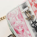 Jimmy Choo Shoulder Bag Leather White Gold Auth 212415SM-15