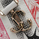 Jimmy Choo Shoulder Bag Leather White Gold Auth 212415SM-19