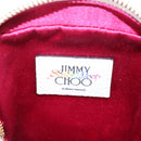 Jimmy Choo Shoulder Bag Leather White Gold Auth 212415SM-21