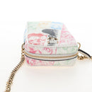 Jimmy Choo Shoulder Bag Leather White Gold Auth 212415SM-6