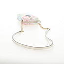 Jimmy Choo Shoulder Bag Leather White Gold Auth 212415SM-7