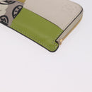 LOEWE × Studio Ghibli Ootori-sama Card Case Leather Beige Gold Auth 212417M-10