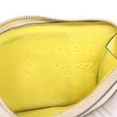 LOEWE × Studio Ghibli Ootori-sama Card Case Leather Beige Gold Auth 212417M-16