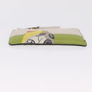 LOEWE × Studio Ghibli Ootori-sama Card Case Leather Beige Gold Auth 212417M-8