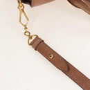 Miu Miu Hand Bag Leather 2way Beige Gold Auth 212421M-11