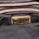Miu Miu Hand Bag Leather 2way Beige Gold Auth 212421M-25