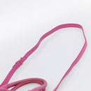 Miu Miu Matelasse Hand Bag Leather 2way Pink Gold Auth 212423M-16