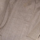 Miu Miu Hand Bag leather Straw 2way Beige Silver Auth 212426M-24