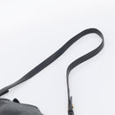 Miu Miu Hand Bag Leather 2way Black Gold Auth 212428M-10