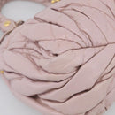 Miu Miu Matelasse Hand Bag Leather 2way Pink Gold Auth 212430A-14