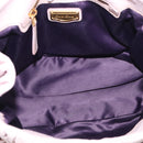Miu Miu Matelasse Hand Bag Leather 2way Pink Gold Auth 212430A-24