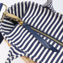 PRADA Hand Bag Raffia 2way Beige Gold Auth 212434SAM-20
