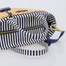 PRADA Hand Bag Raffia 2way Beige Gold Auth 212434SAM-7