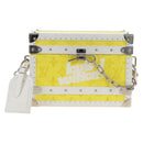 LOUIS VUITTON Monogram Everyday Clutch Box Bag Yellow M45869 LV Auth 212435SM-2