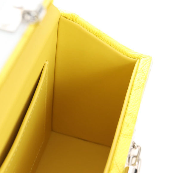 LOUIS VUITTON Monogram Everyday Clutch Box Bag Yellow M45869 LV Auth 212435SM
