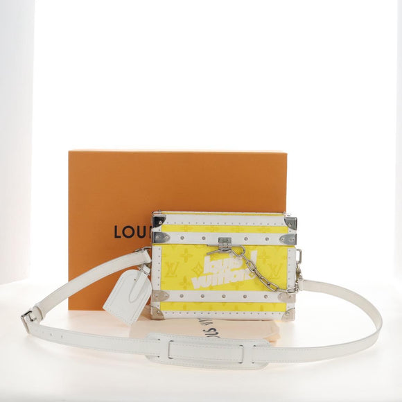 LOUIS VUITTON Monogram Everyday Clutch Box Bag Yellow M45869 LV Auth 212435SM