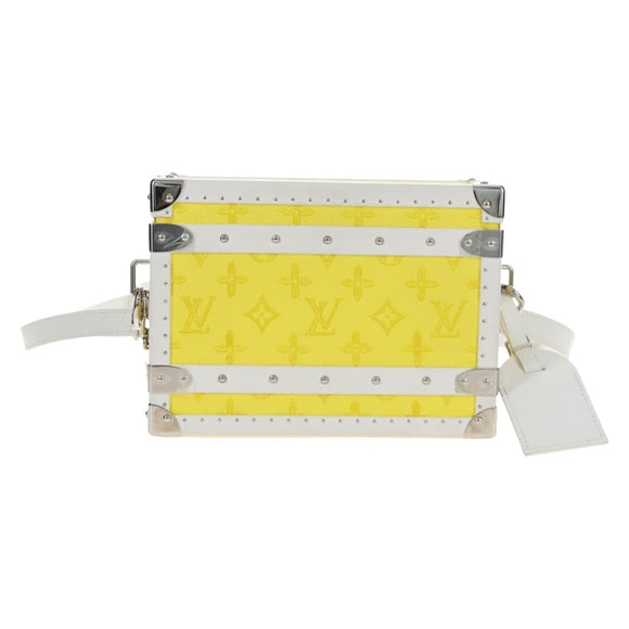 LOUIS VUITTON Monogram Everyday Clutch Box Bag Yellow M45869 LV Auth 212435SM