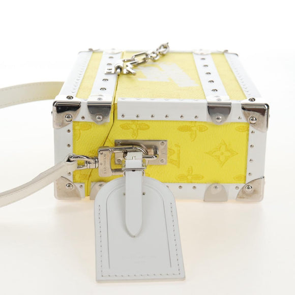 LOUIS VUITTON Monogram Everyday Clutch Box Bag Yellow M45869 LV Auth 212435SM