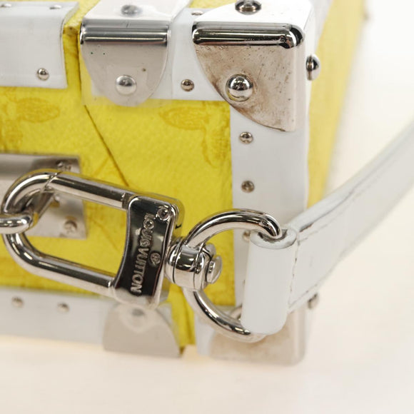 LOUIS VUITTON Monogram Everyday Clutch Box Bag Yellow M45869 LV Auth 212435SM