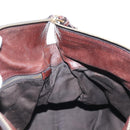 Miu Miu Matelasse Hand Bag Leather 2way Brown Gold Auth 212439M-24