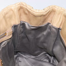 Miu Miu Hand Bag Leather Beige Gold Auth 212440A-24