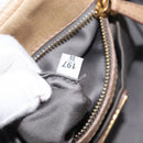 Miu Miu Hand Bag Leather Beige Gold Auth 212440A-30